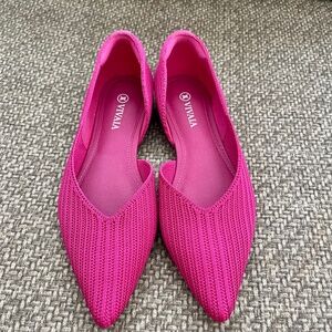 Vivaia pointed-toe D’ orsay flat shoes (Melia), size 35 Eu